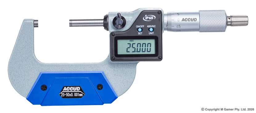 25-50mm Ip65 Digital Outside Micrometer